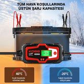 KOBB KBS6A 6/12V 150A Dijital Akü Şarj / Akü Bakım / Desülfatör ve Power Supply - Onivias
